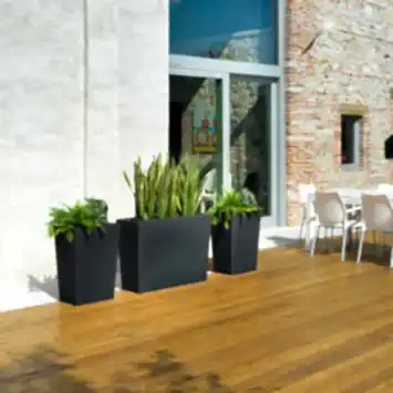 Macetero Schio cassa tower - Grafito - TERA Italy - bCasual -11486080032