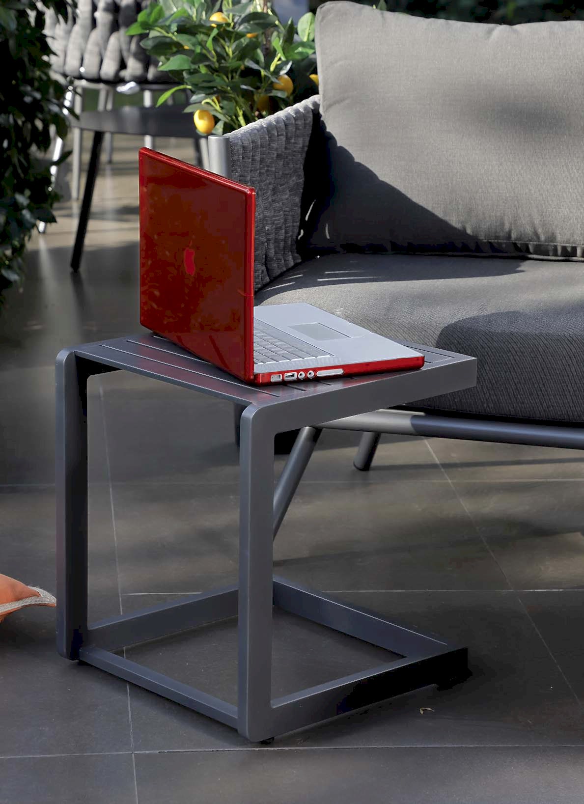 Mesa C Lateral de Aluminio Estocolmo - bCasual - bCasual - MY1456-ET