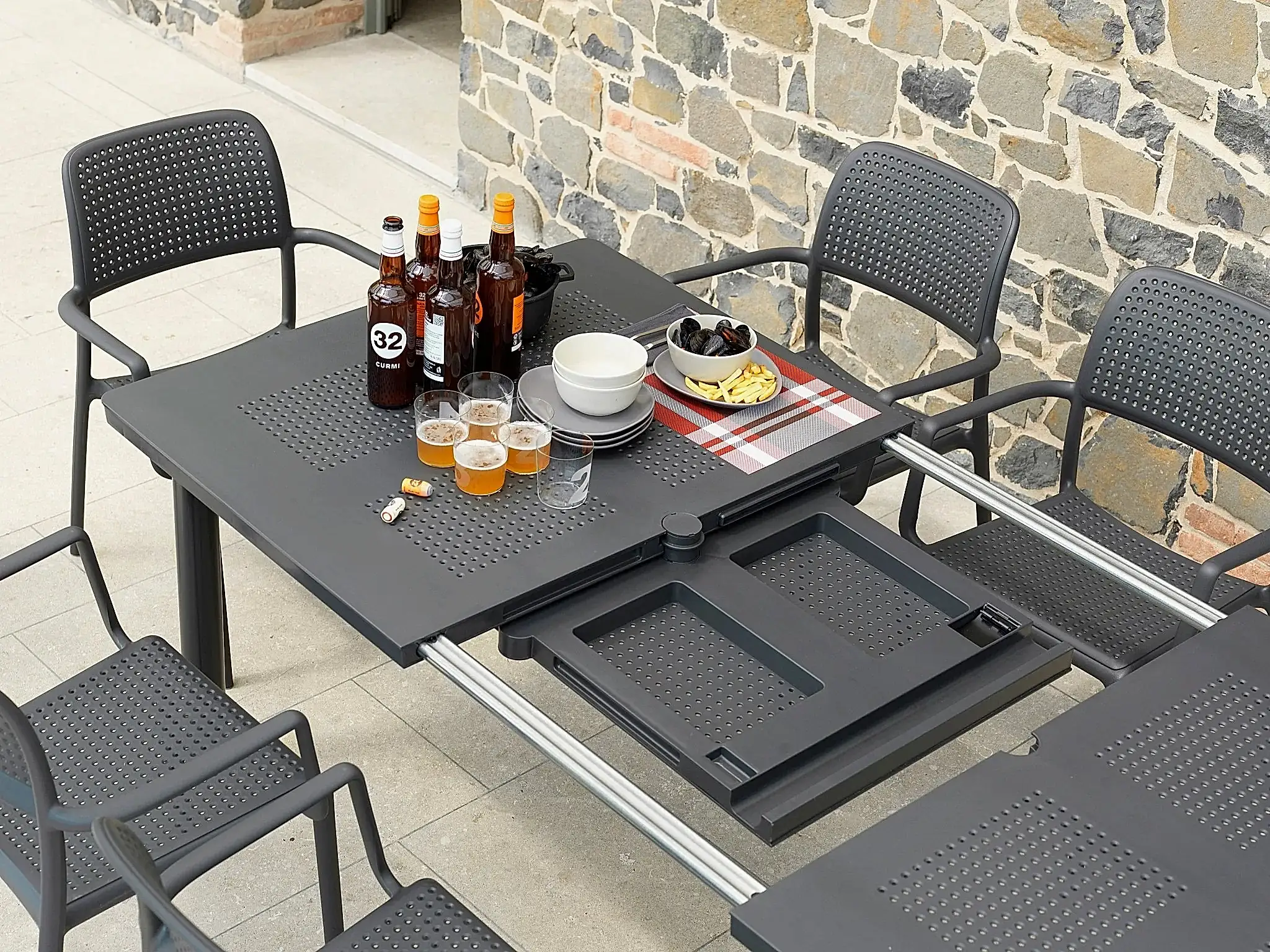 Mesa de Comedor Libeccio Extensible - Nardi Italia - bCasual - 4755202000