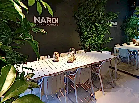 Mesa de terraza extensible Tevere 210 cm a 275 cm - Nardi Italia - bCasual - 4965910000