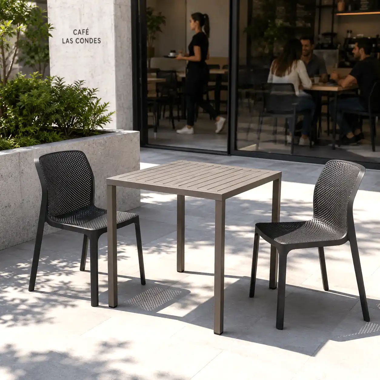 Mesa para Terraza Cube 80x80 cm - Nardi Italia - bCasual -4805202000
