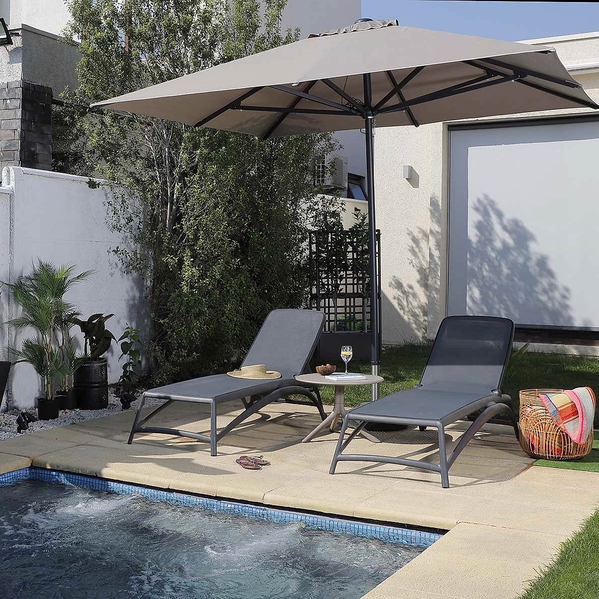 Reposera Atlántico de jardín y pisicina - Nardi Italia - bCasual - 4045002057