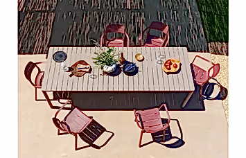 Silla comedor de terraza Cassia con Apoyabrazos - Nardi Italia - bCasual - 4022002000