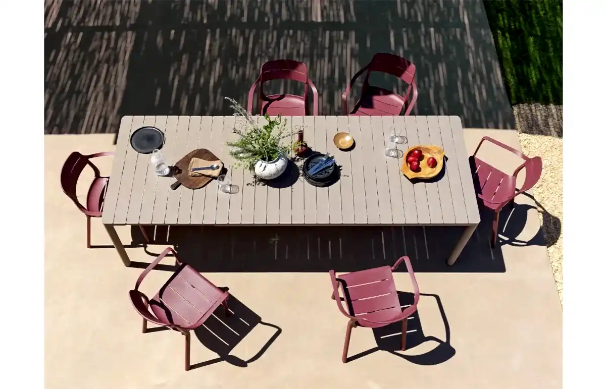Silla comedor de terraza Cassia con Apoyabrazos - Nardi Italia - bCasual - 4022002000