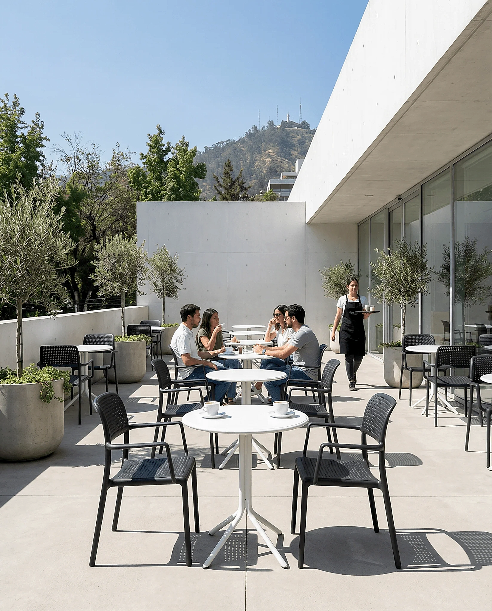 Silla para terraza Bora con Apoyabrazos - Nardi Italia - bCasual - 4024202000
