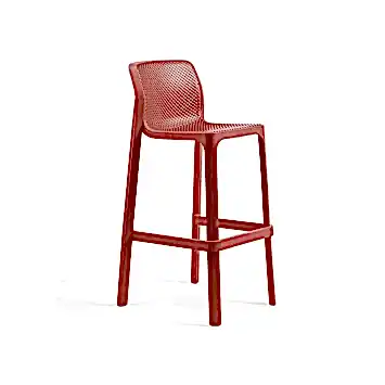 Taburete rojo Net 75 cm - Nardi Italia - bCasual - 4035575000