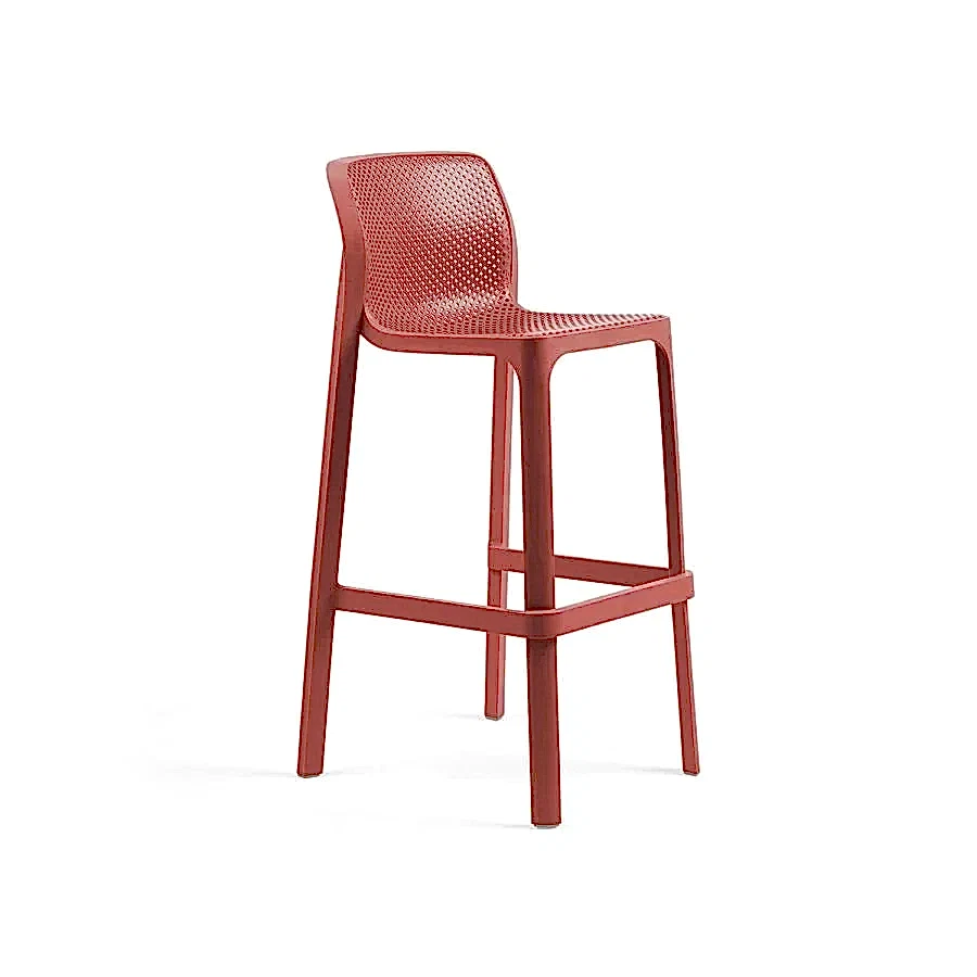 Taburete rojo Net 75 cm - Nardi Italia - bCasual - 4035575000