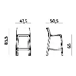 Taburete Trill 65 cm - Nardi Italia - bCasual - 4035302000